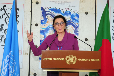 Ranjana Ghose, Direktorin der Jharna Kala Art Foundation mit Sitz in New York